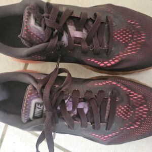 Nike Black and Pink Athletic Shoes